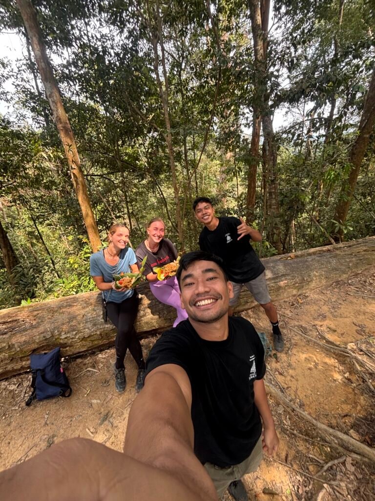 Jungle trekking trail in Bukit Lawang, Sumatra